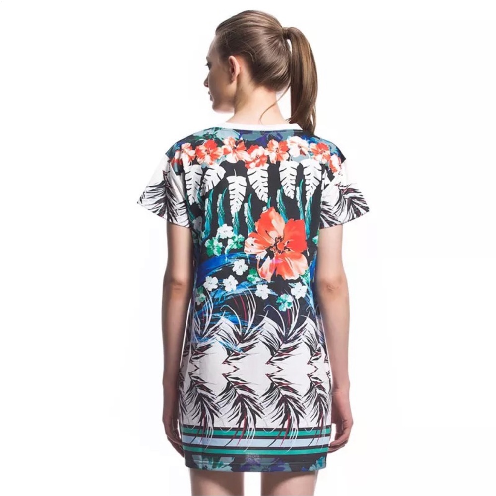 Anthropologie Plant print short sleeve dress - Picture 2 of 3